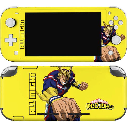 My Hero Academia All Might Season 5 Nintendo Switch Lite Skin